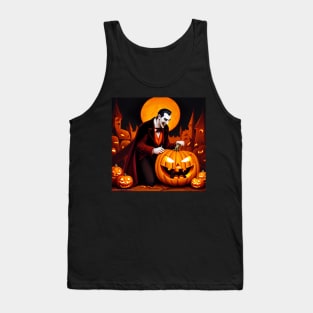 Dracula Hallowen Tank Top